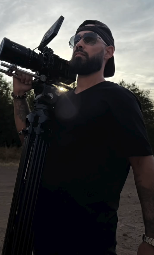 Eddie Vargas with camera